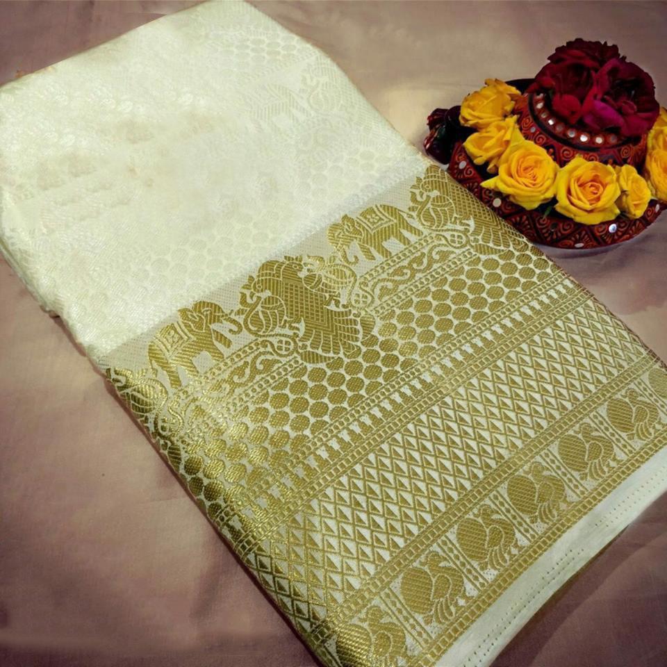 Pruple Sethnic Plain Saree With Zari Border Wholesale