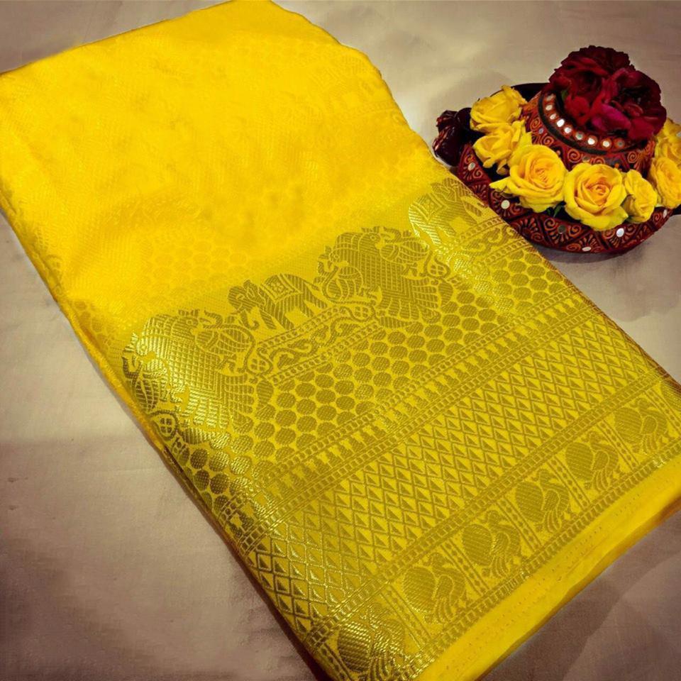 Pruple Sethnic Plain Saree With Zari Border Wholesale