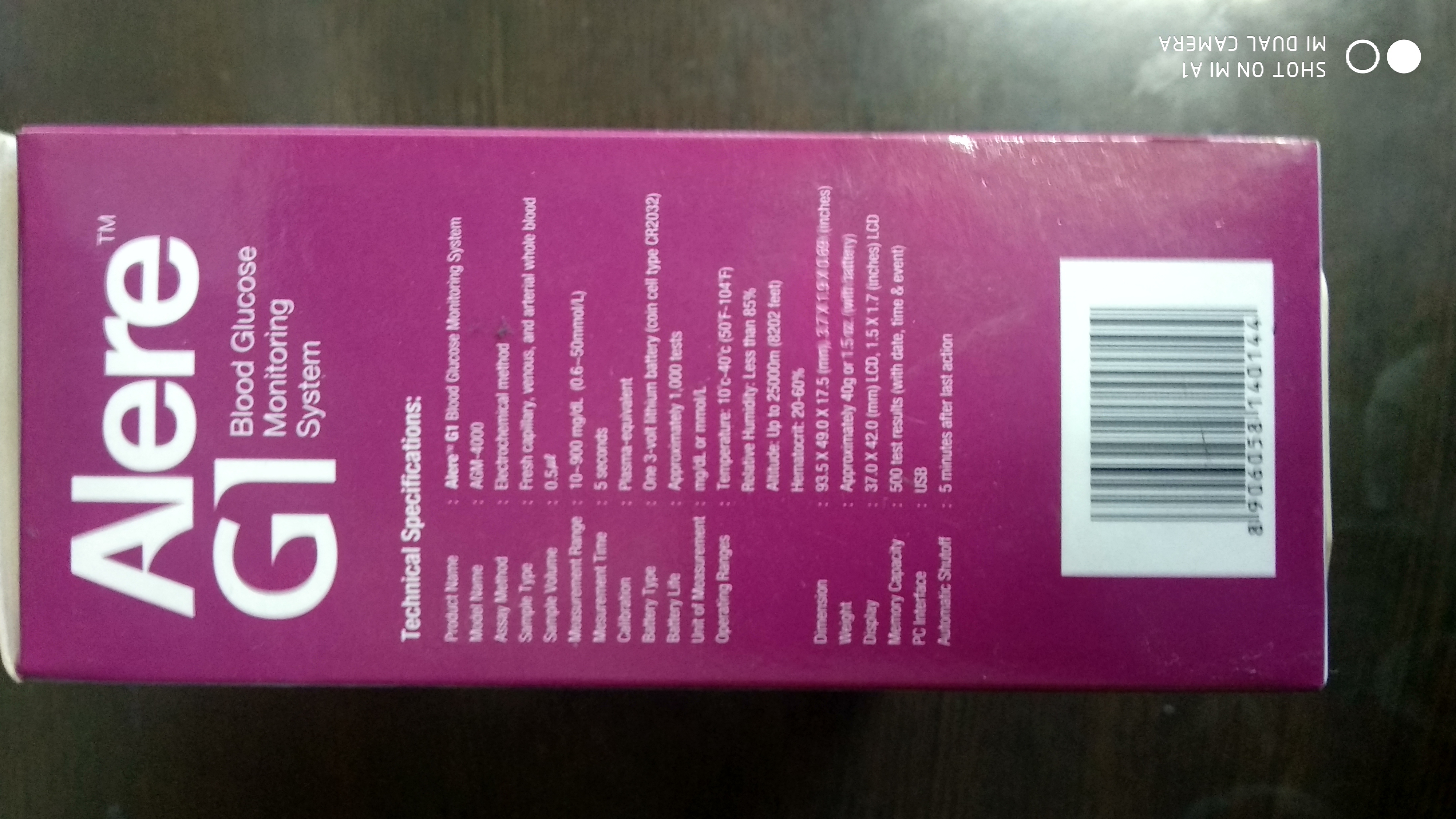 Grey Alere Gi Blood Glucose Monitoring System