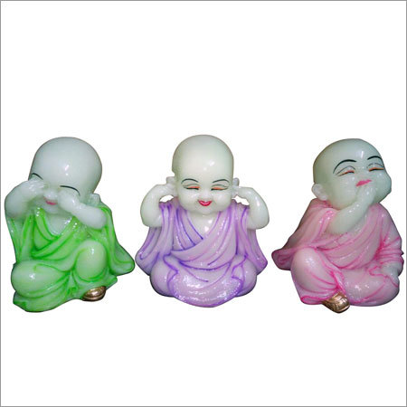 Decoration Happy Buddha Statue Redium