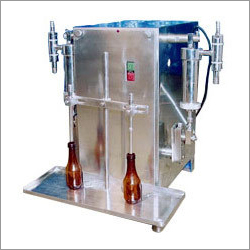 Semi Automatic Filling Machine - Stainless Steel, 1000x500x800 mm, Silver | 20 bottles/min Filling Capacity, 50-1000ml Bottle Size Range