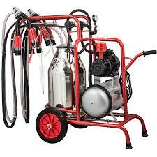 Single Bucket Double Milking Machine