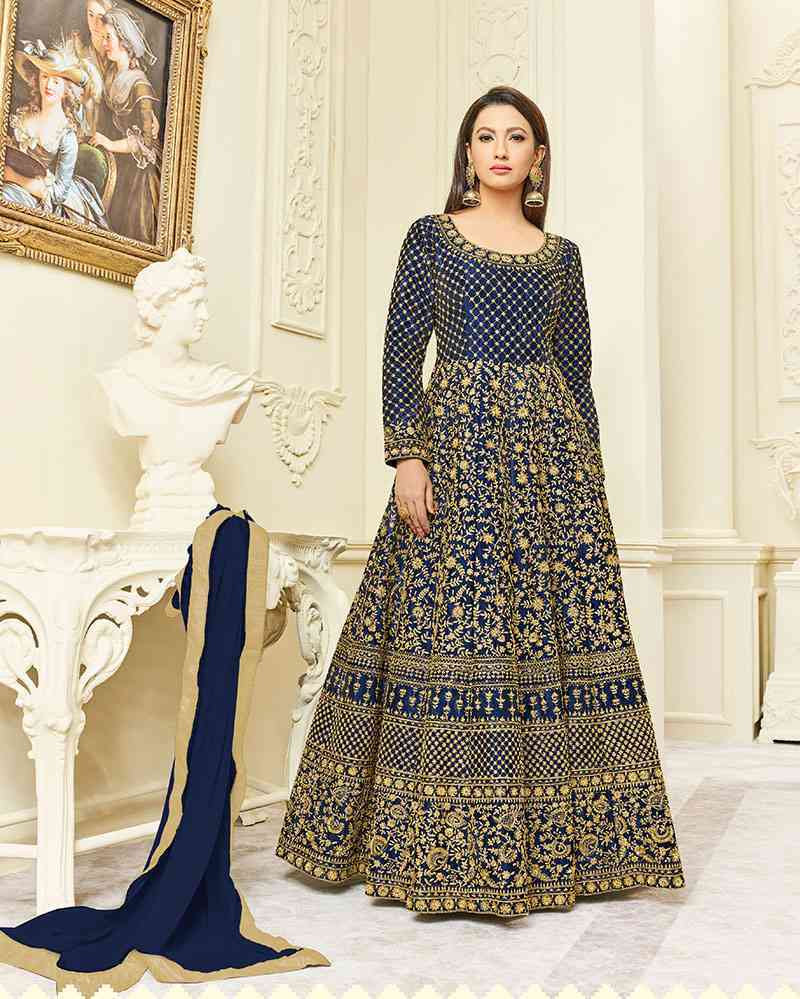 Arihant Hayat Anarkali Catalog  Raw Silk Heavy