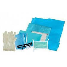 Blue Hiv Disposable/safety Kit
