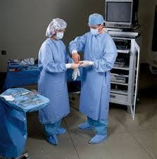 Blue Surgeon Gown