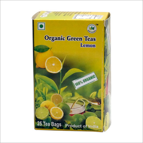 ऑर्गेनिक नींबू ग्रीन टी