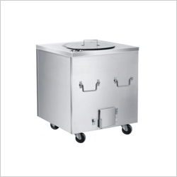 SS Tandoor - Stainless Steel 500 Litre, 32 x 32 x 37 Inch, Silver Color, Fully Automatic, Electric Power, Square Shape, 85°C Temperature Range