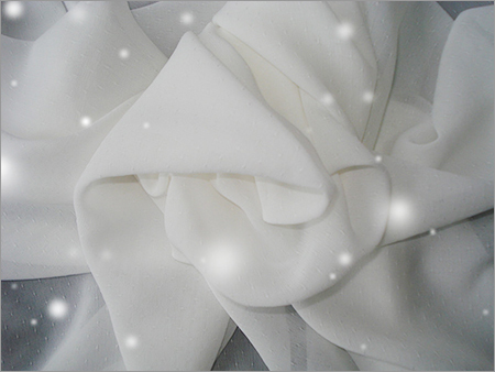 स्टार पॉइंट शिफॉन फैब्रिक