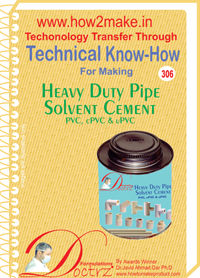 पीवीसी, Cpvc और Upvc (Tnhr) के लिए हैवी ड्यूटी पाइप सॉल्वेंट सीमेंट