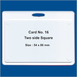 Stickey ID Card Holder - PVC Material, 54x86 mm Size | Professional Application, Sticky Function