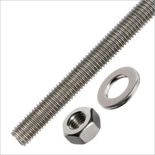 SS Stud Bolt - Stainless Steel, Various Lengths & Diameters | A2 Grade, Metric Thread Type, Plain Finish