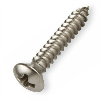Ss Cross Recessed Raised Countersunk Tapping Screw