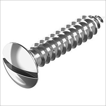 Ss Slotted Raised Csk Head Tapping Screw