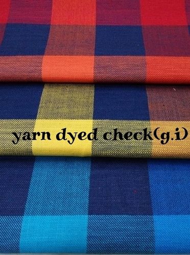 Yarn Dyed Check Fabric (G.i) 58'