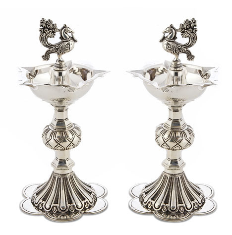 ब्रास सिल्वर आर्टिकल सेट