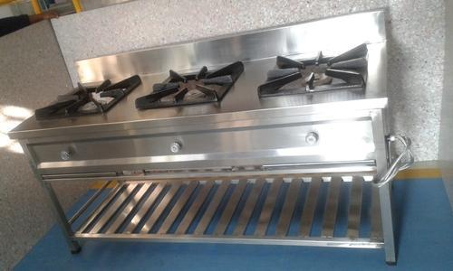 Manual Three Burner Range