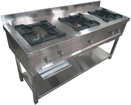 Manual Three Burner Range