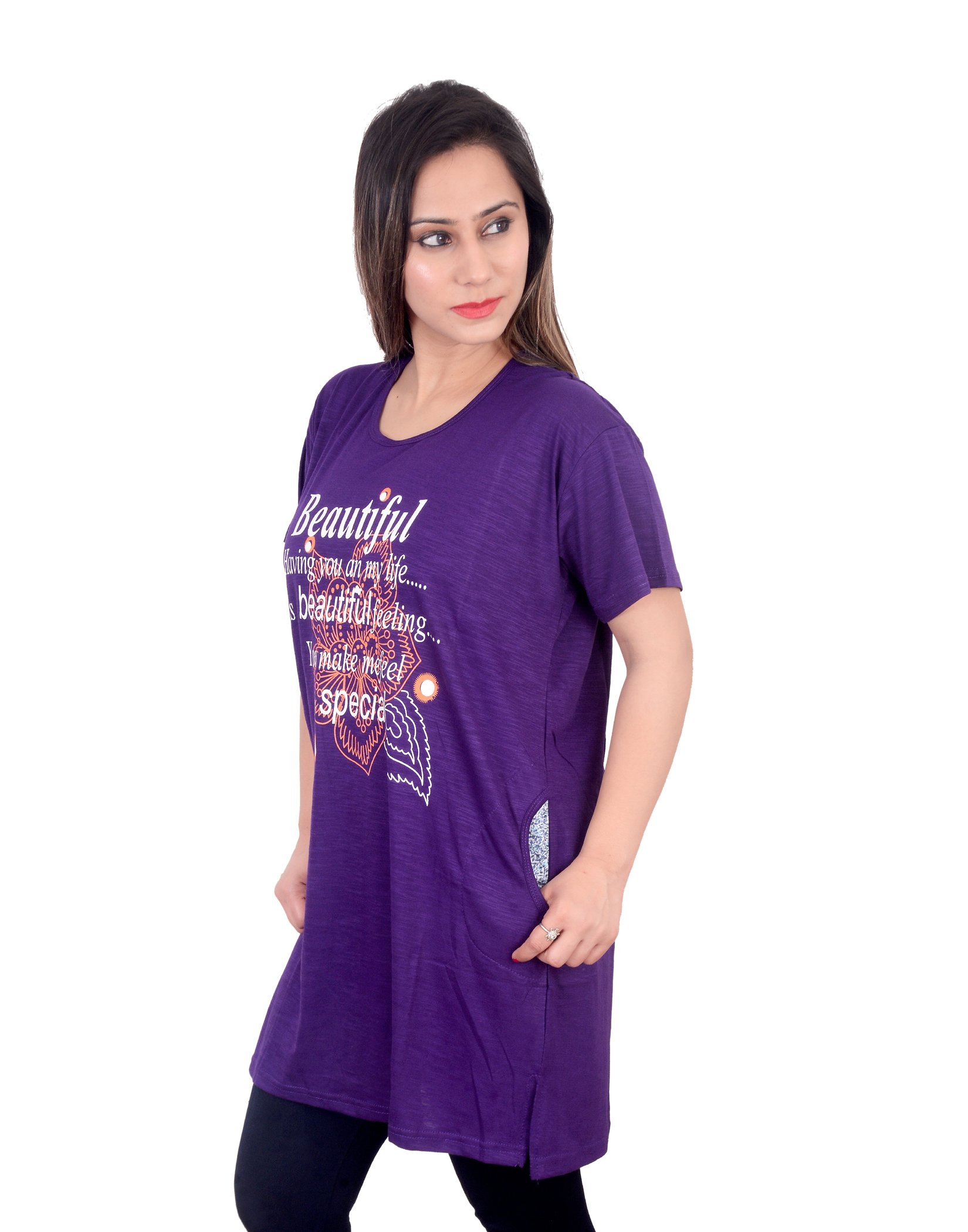 Viscose Long Polo