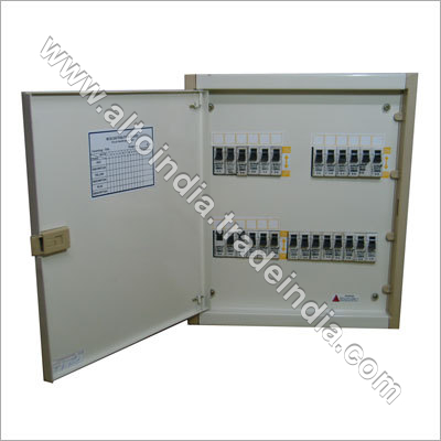TPN MCB Distribution Boards - Double Door Single Phase/Three Phase | White Color, 1 Year Warranty, High Quality Industrial Usage