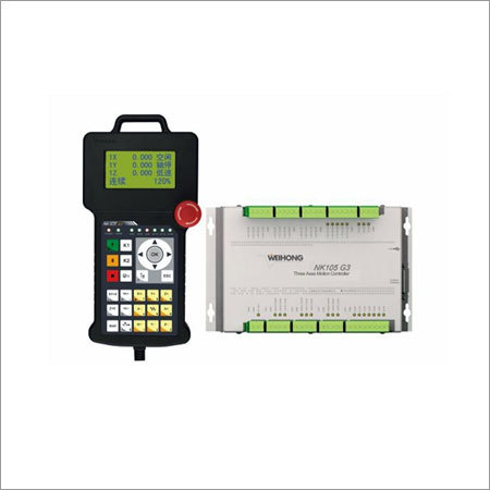 CNC DSP Controller - Plastic, 128*64 LCD Display , ARM 11 Processor, Black Color, 3/4 Axis Operation for Wooden Doors and Cabinets