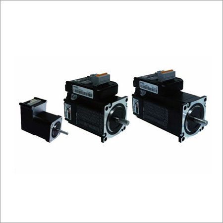 Black And Silver Integrated Stepper Motor