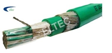 Armored Thermocouple Extension Wire - 12 to 24 AWG Solid/Stranded, Flame Retardant Green PVC, 300V Rated, Superior Noise Reduction