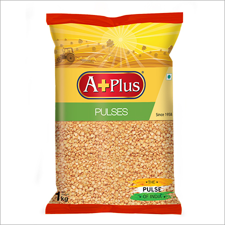 Chana Dal - Organic Split Pulses, 1 Kilogram Weight, Fresh Yellow Variety