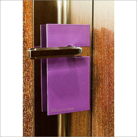 Pu/Pvc/Leather Do Not Disturb Signs In Leather