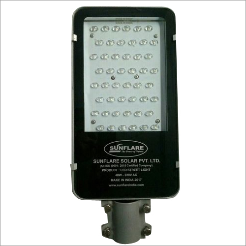 Led Street Light - Aluminum Body, 5 mtr Recommended Pole Height, Color Temperature 5500-6500K, 108 LEDs, Voltage 220V AC, IP55 Rating