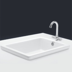 Lab Sink - Thermoplastic, Elongated Shape, White Color | Easy to Wash, One Piece Structure