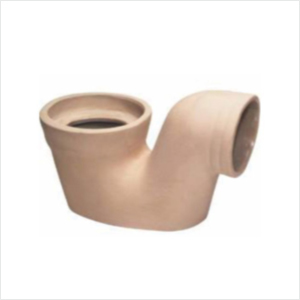 स्क्वेटिंग पैन के लिए ब्राउन पी-ट्रैप बिग