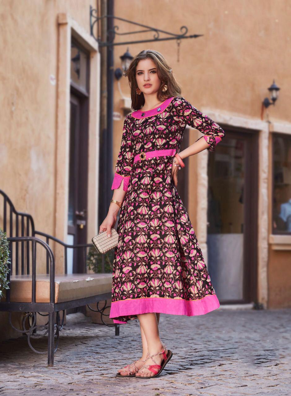 Kajal Style Femina Vol4 Cotton Kurti Rayon
