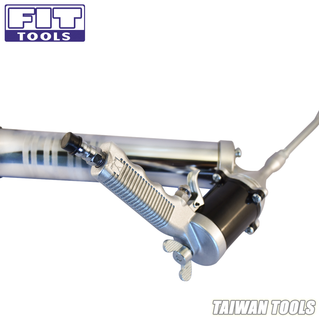 360 Degrees Rotating And Continuous Flow Air Grease Gun