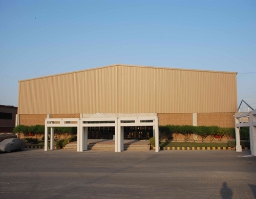 Steel Peb Structure Front View