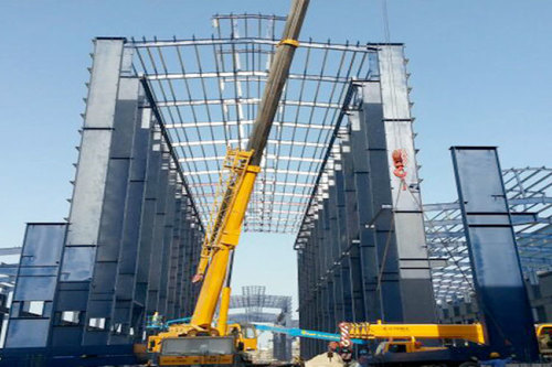 PEB-03 - Steel Structure Fabrication Sample | Ideal for Plants and Workshops