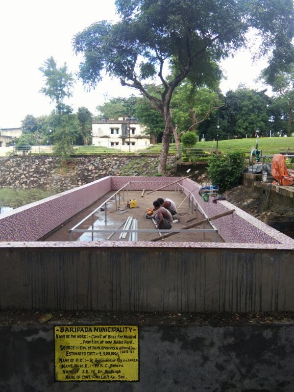 Structure Of Musical Fountain