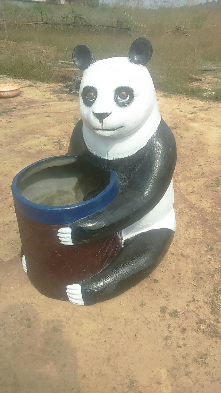 Animal Shaped Dustbin - Frp Material, Multicolor Design | Customizable Options For Fun And Functional Waste Management