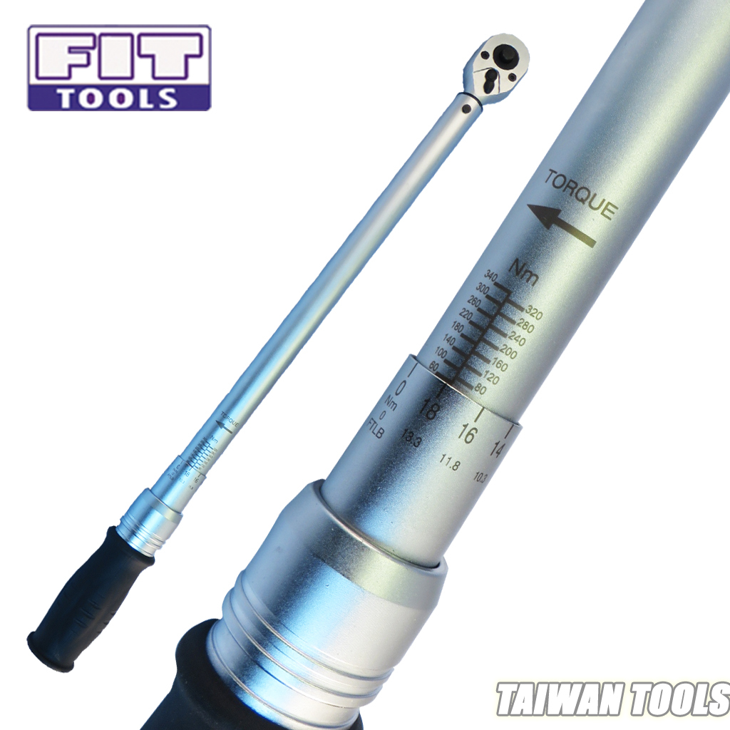 1-2 Adjustable 60 340 Nm Torque Wrench With Tpr Handle
