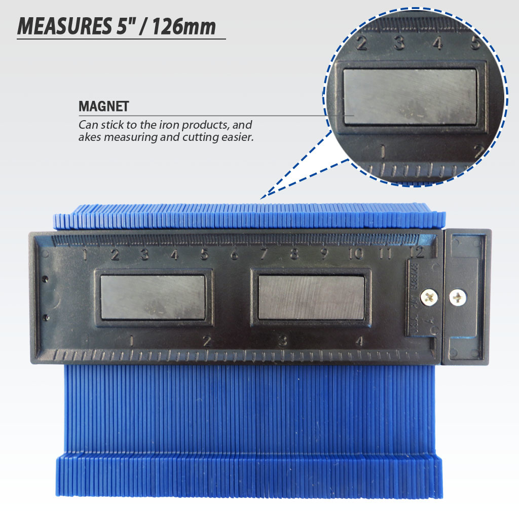 Made In Taiwan Pro Contour Gauge Duplicator 5 With Magnet