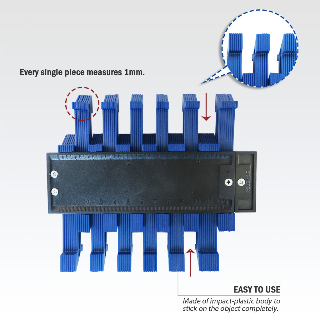 Made In Taiwan Pro Contour Gauge Duplicator 5 With Magnet