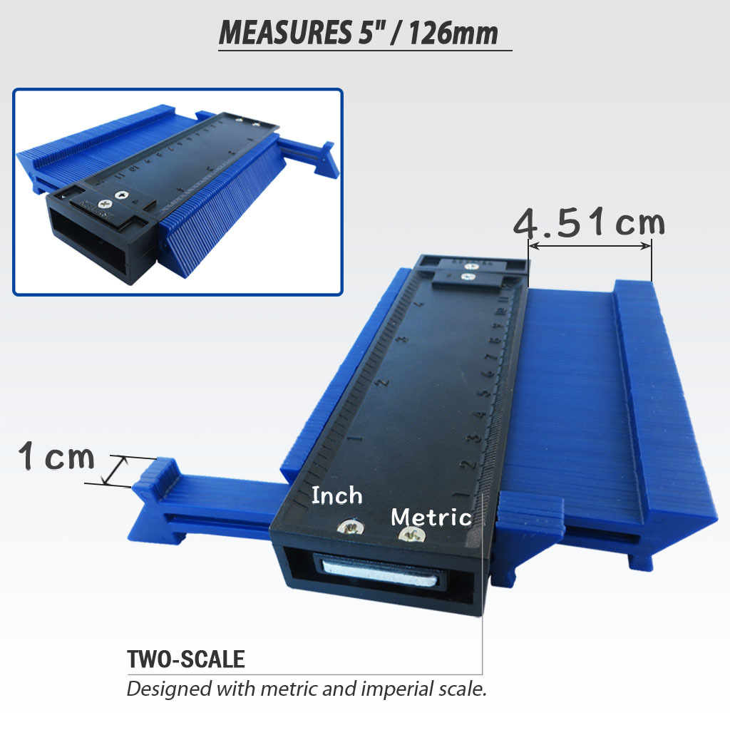 Made In Taiwan Pro Contour Gauge Duplicator 5 With Magnet