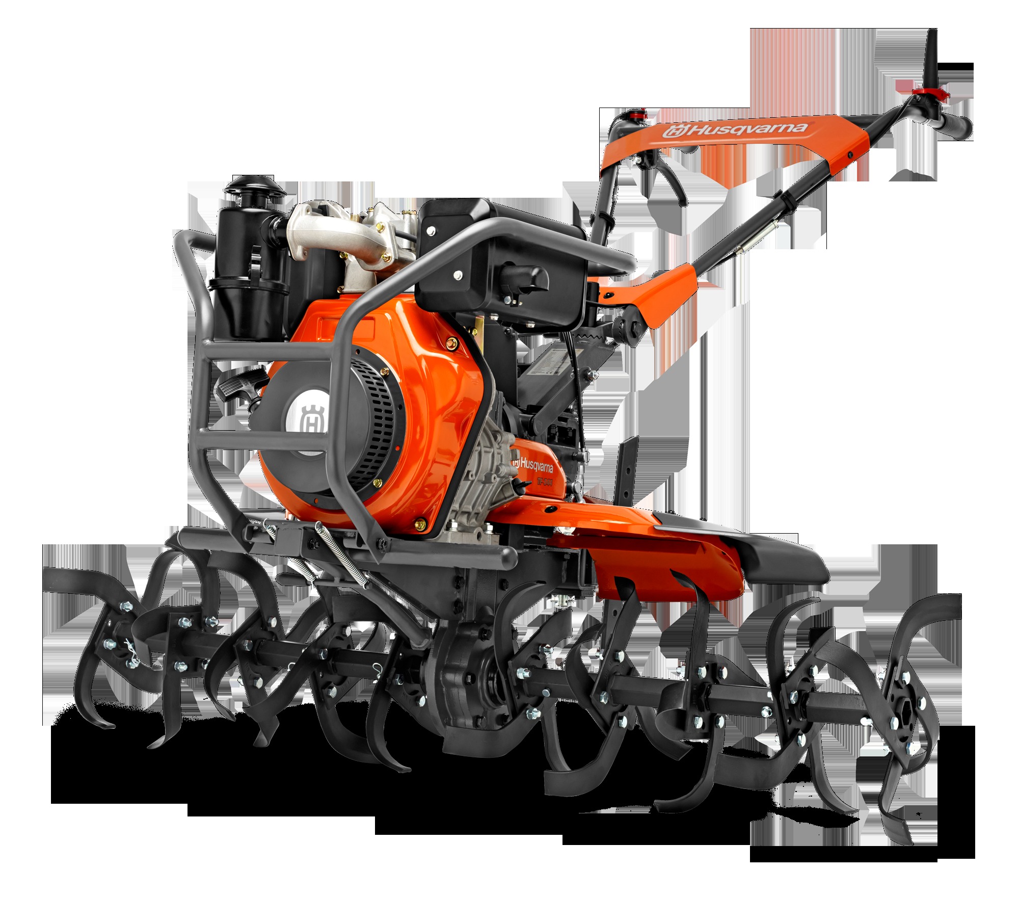 Tillers - Steel, 16 Inches Tilling Width, 10 Inches Tilling Depth | Gas Engine 196cc, Manual Transmission, 75 Lbs Weight