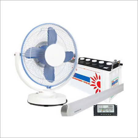 White And Blue Solar Home Lighting System