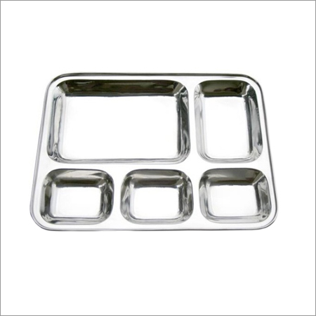 स्टेनलेस स्टील स्क्वायर भोजनथल