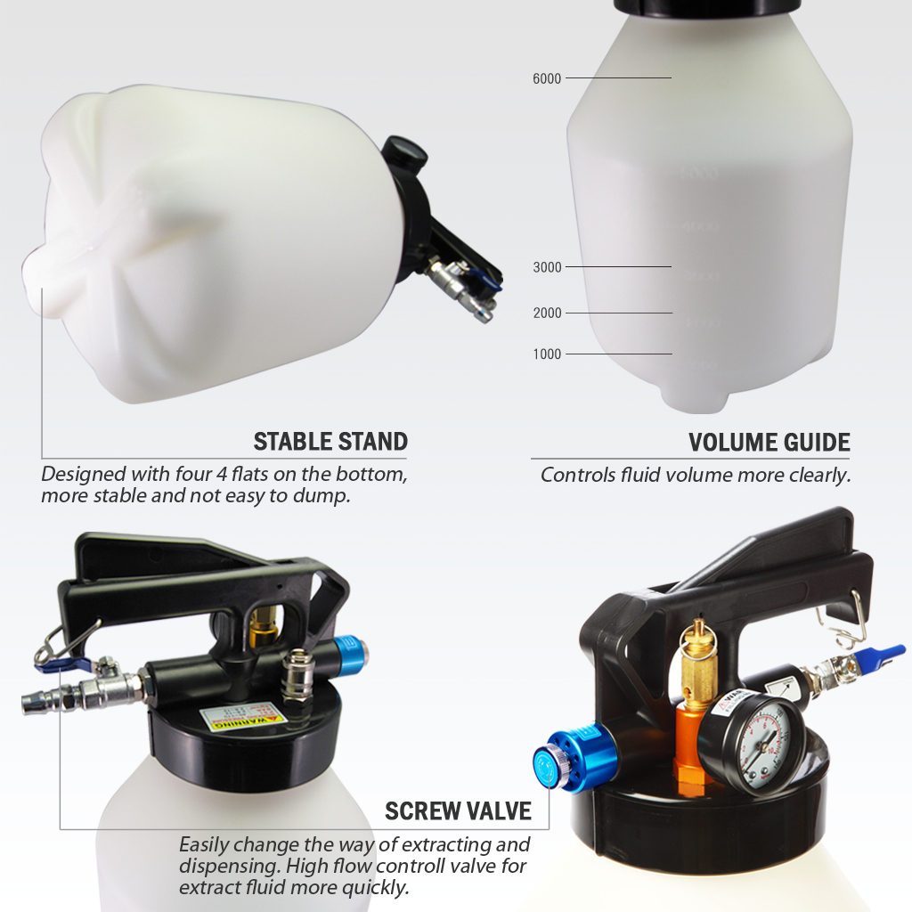 6l Two Way Pneumatic Atf Oil Dispenser
