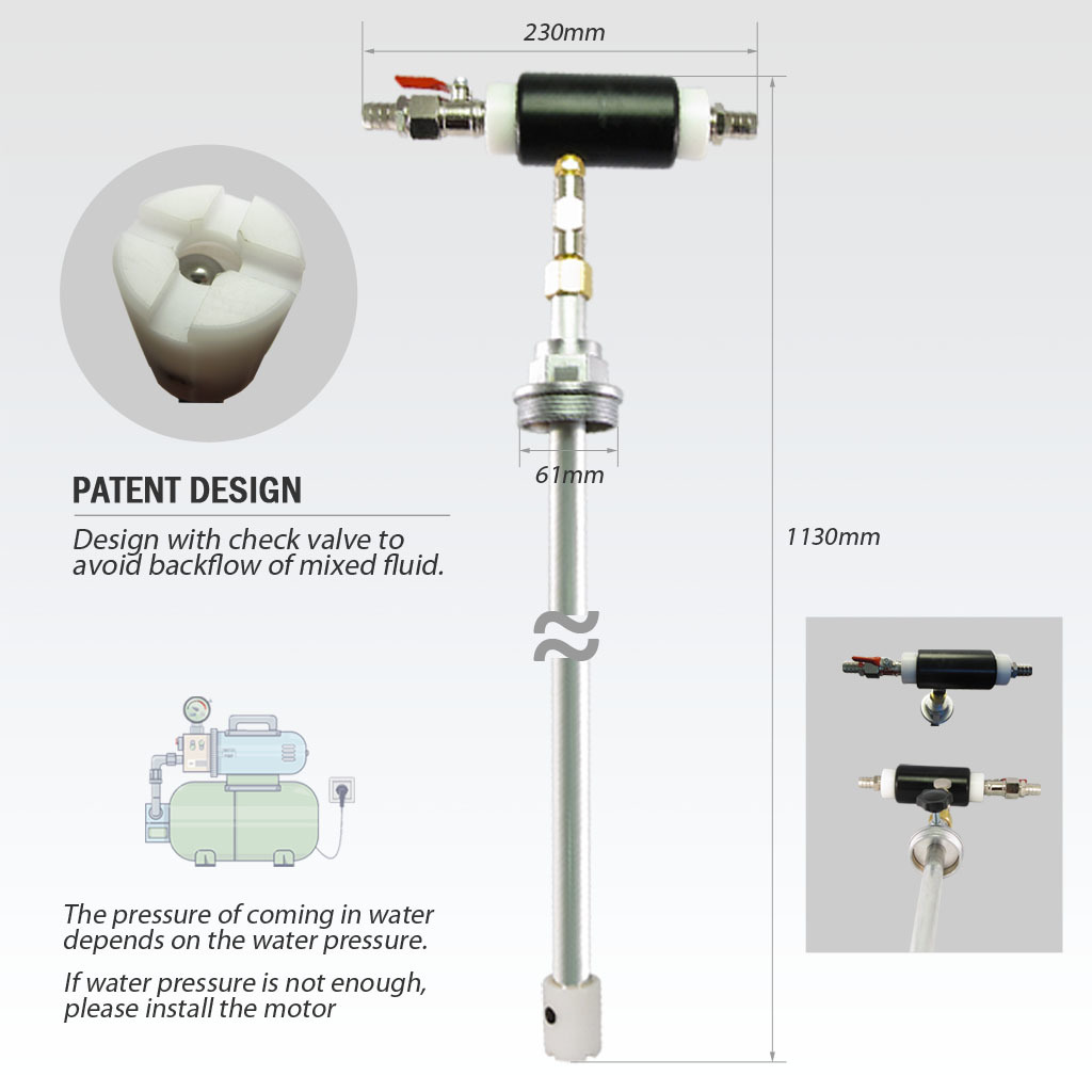 Fit Tools Adjustable Scale Oil & Water Mixer Coolant Mixing Valve For Cnc Cutting Oil