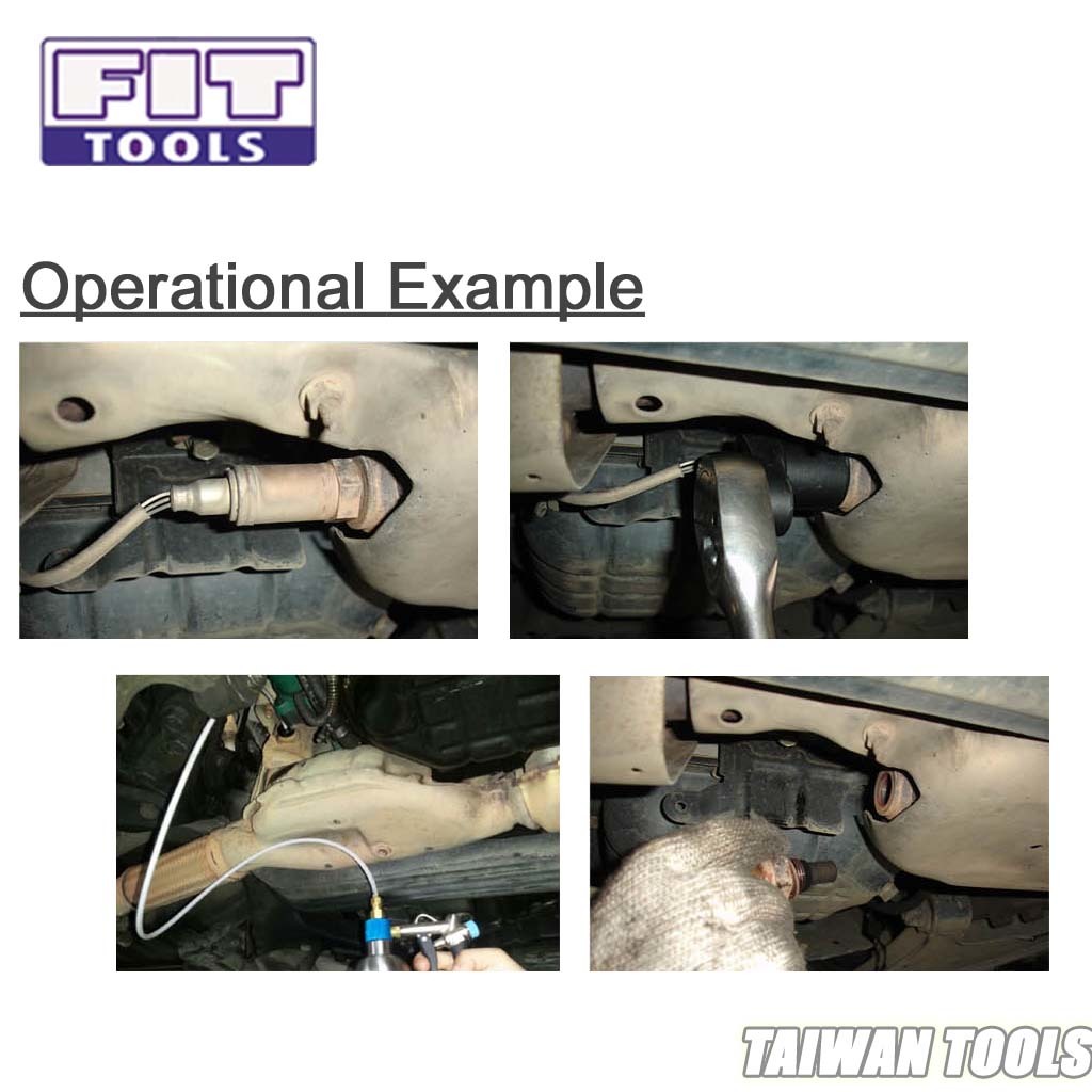 Fit Tools Universal Three Way Catalytic Converter Carbon Washing Kit