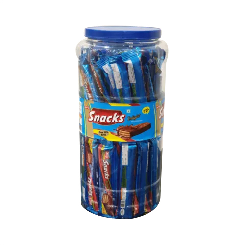 Snacks Delight Choco Coated Wafer Biscuit - 6.5g, 100pcs X 15 Box | Low-Fat, Sugar-Free, Crispy Texture, Sweet Chocolate Flavor