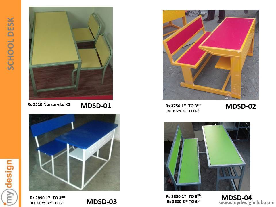 Machine Made School Desk