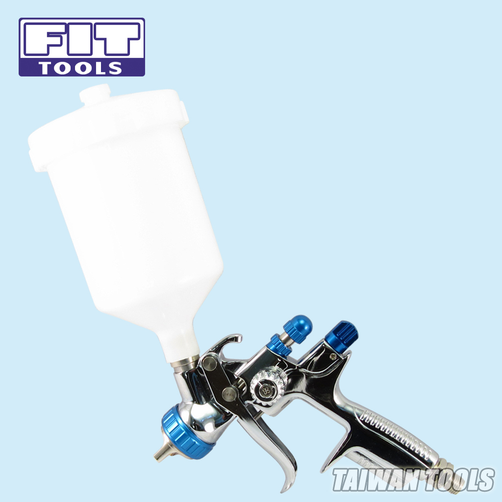 Fit Tools 0.6 L 1/4" Air Industrial Spray Gun With 1.3 Mm Tip